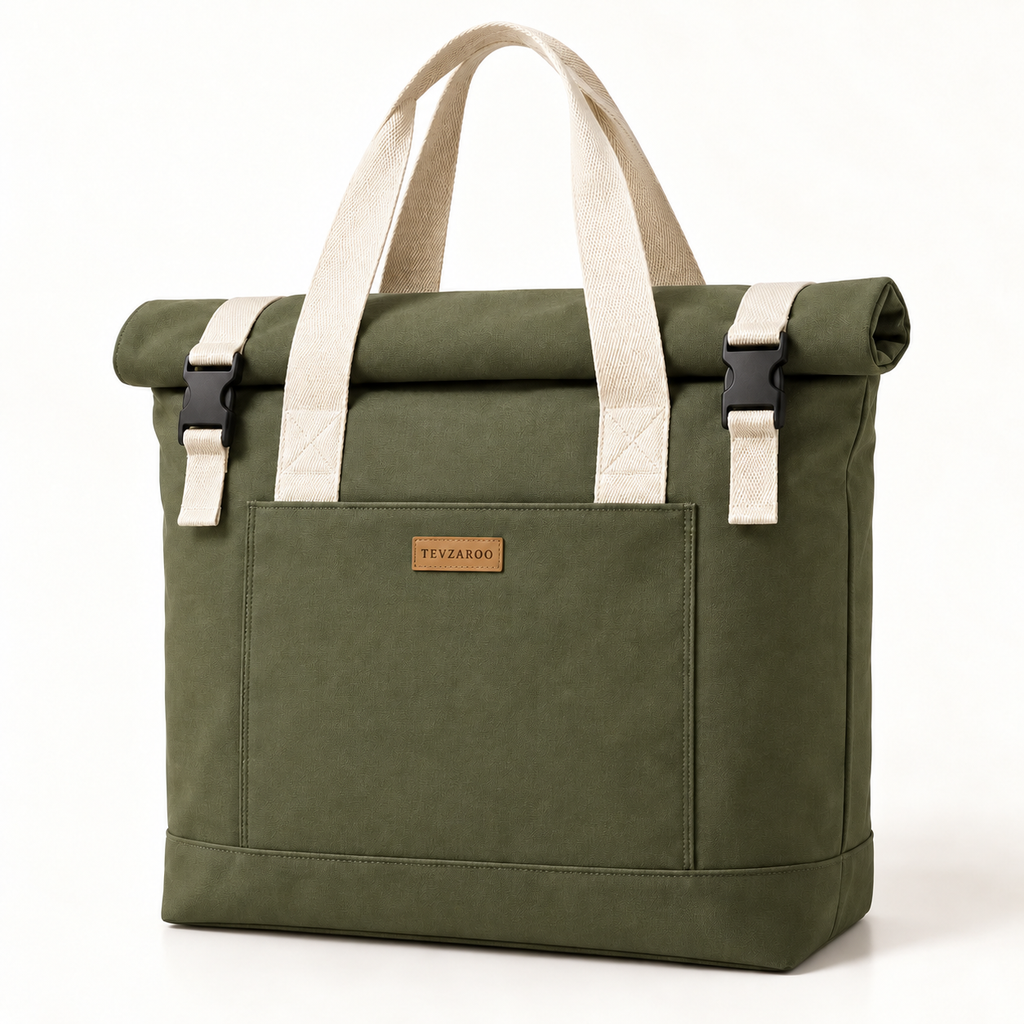 TEVZAROO Olin Roll-Top Cooler Tote